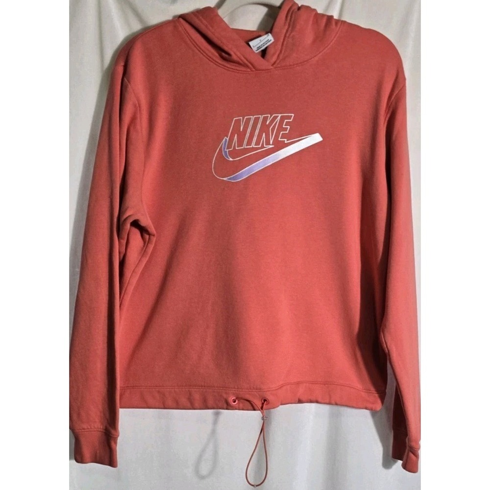 Nike Womens Hoodie‎ Pullover  Size Small Coral